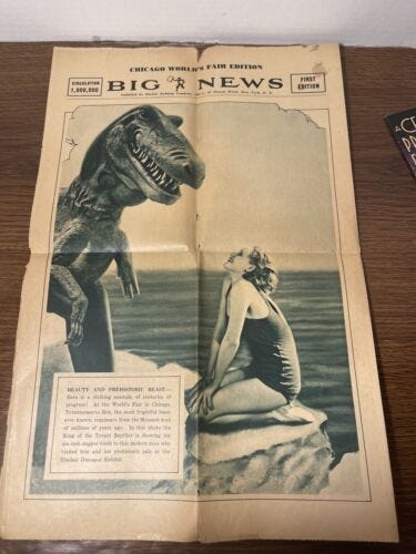 Lot Of 4 Vintage 1933 Chicago World's Fair Advertisement Literature - Picture 6 of 9