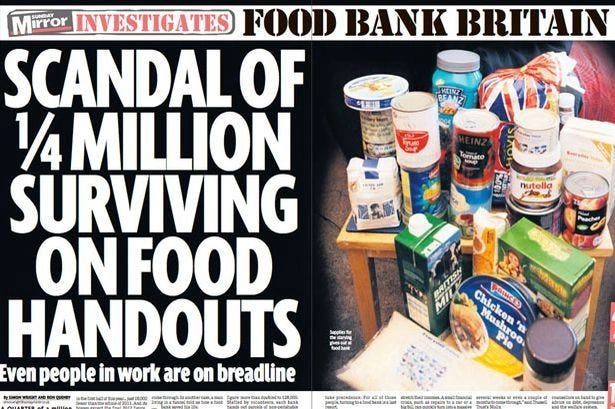 Food poverty,Food Banks and Free School Meals