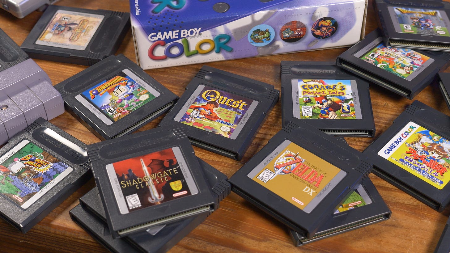Graphics Modes in Game Boy Black Cartridges Compared! - RetroRGB