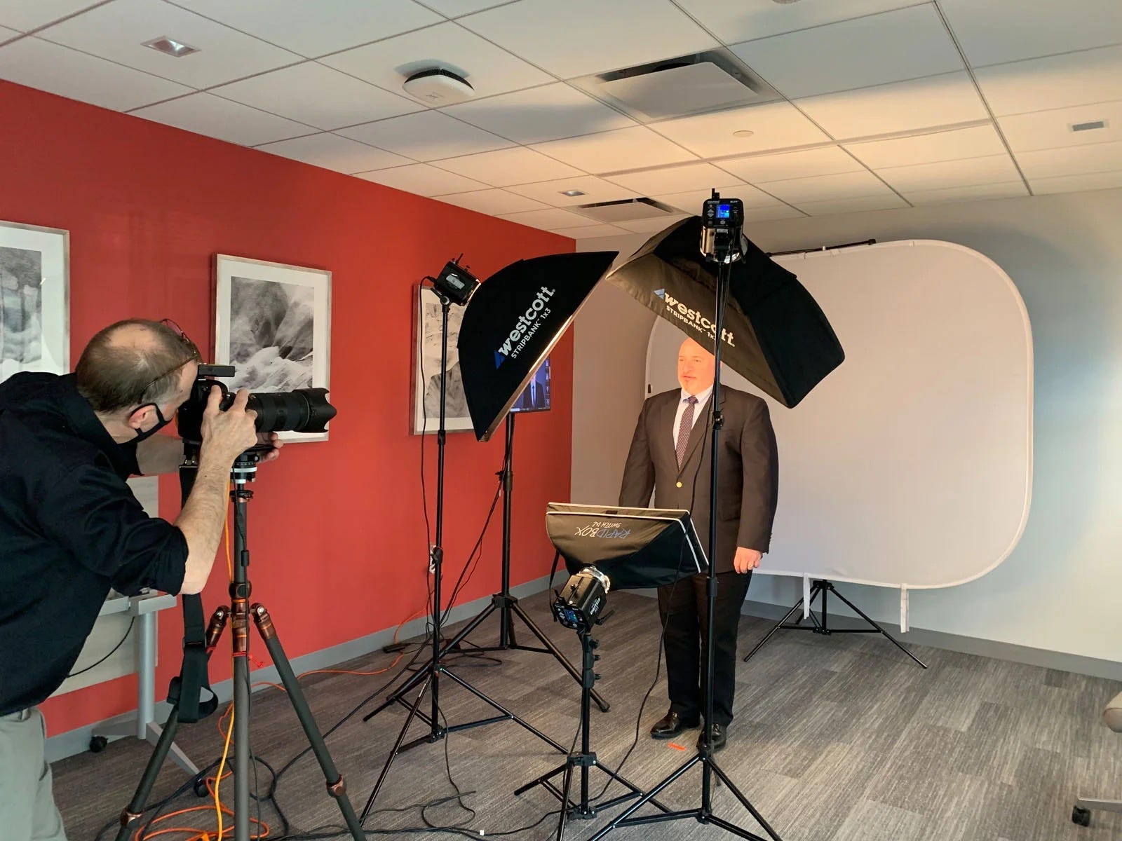 Barry Braunstein in his studio Barry Braunstein in his studio