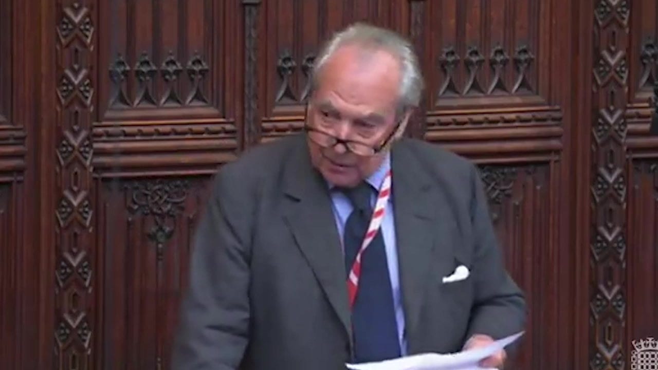 Lord Pearson claims ‘radicals will take us over’ in speech condemned as  ‘racist’