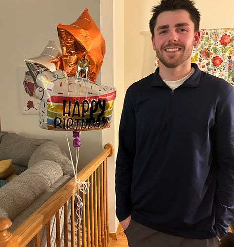 Photos of Jackson from a few days after he was born to his 21st birthday.