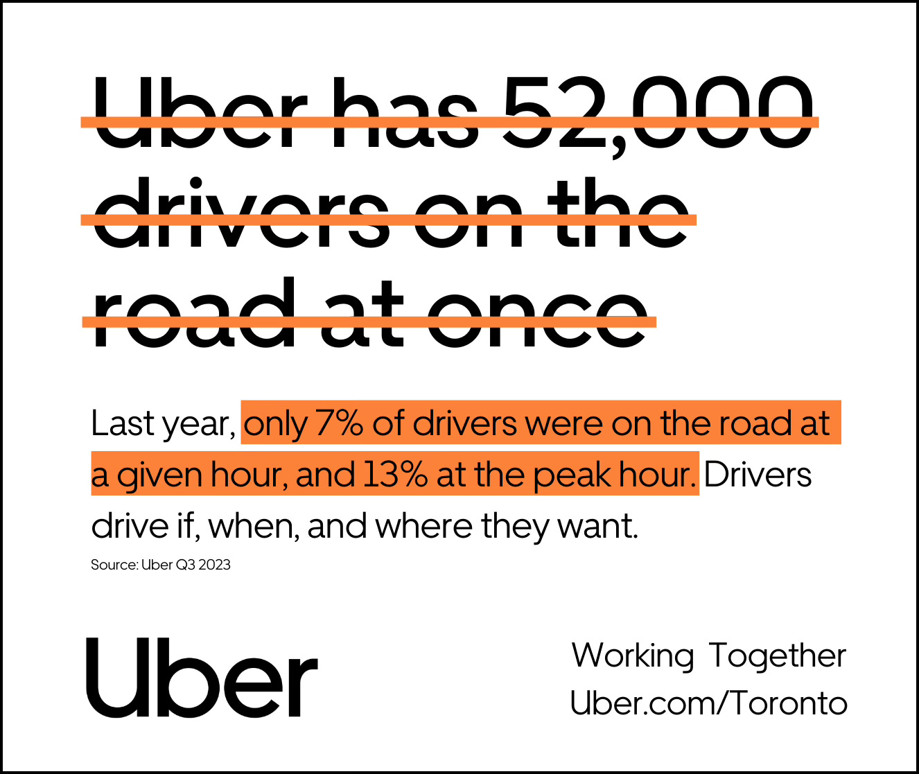 Uber ad
