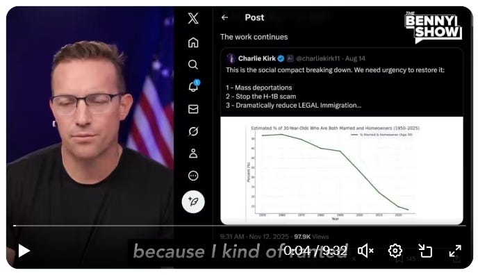 Charlie Stack Charlie Kirk laid forth the architecture to save America and we need to ...