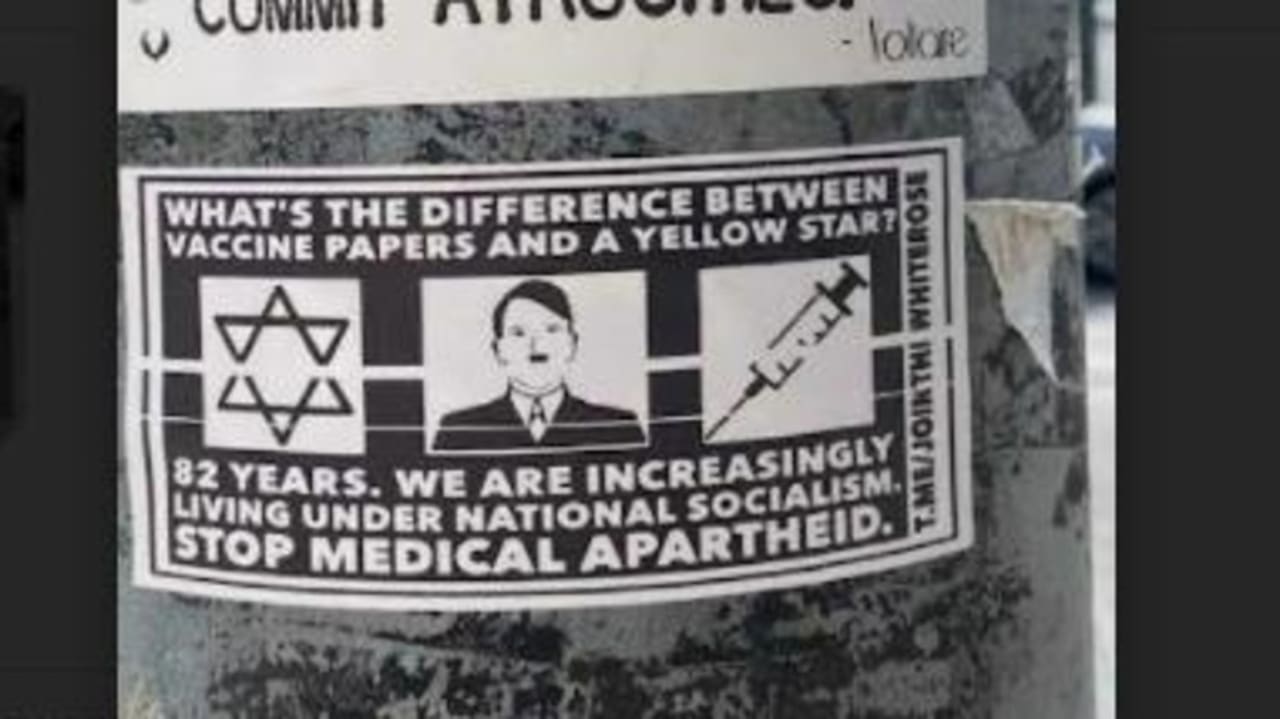 One of the stickers in Melbourne.