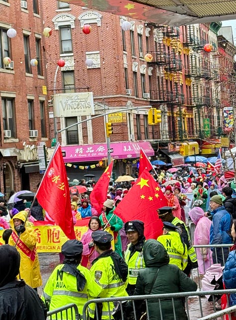 chinese new year parade, chinatown, nyc