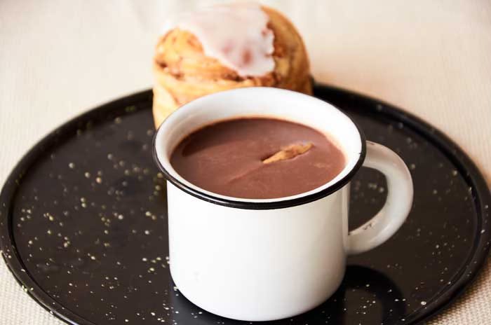 cup of Mexican hot chocolate