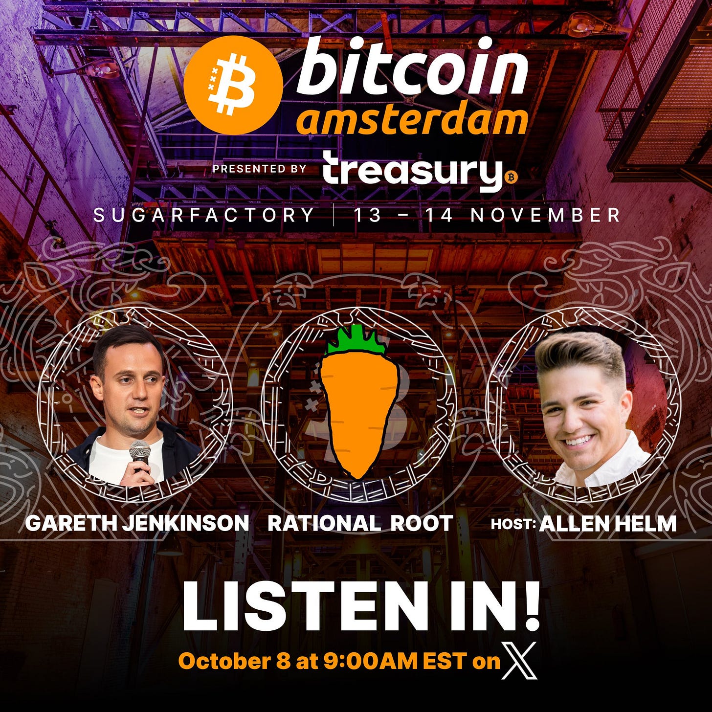 Live in 2 Hours: Bitcoin Magazine - by Root