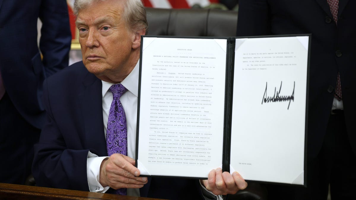 Trump's New AI Executive Order Has No Teeth and No Requirements - CNET Trump's New AI Executive Order Has No Teeth and No Requirements - CNET