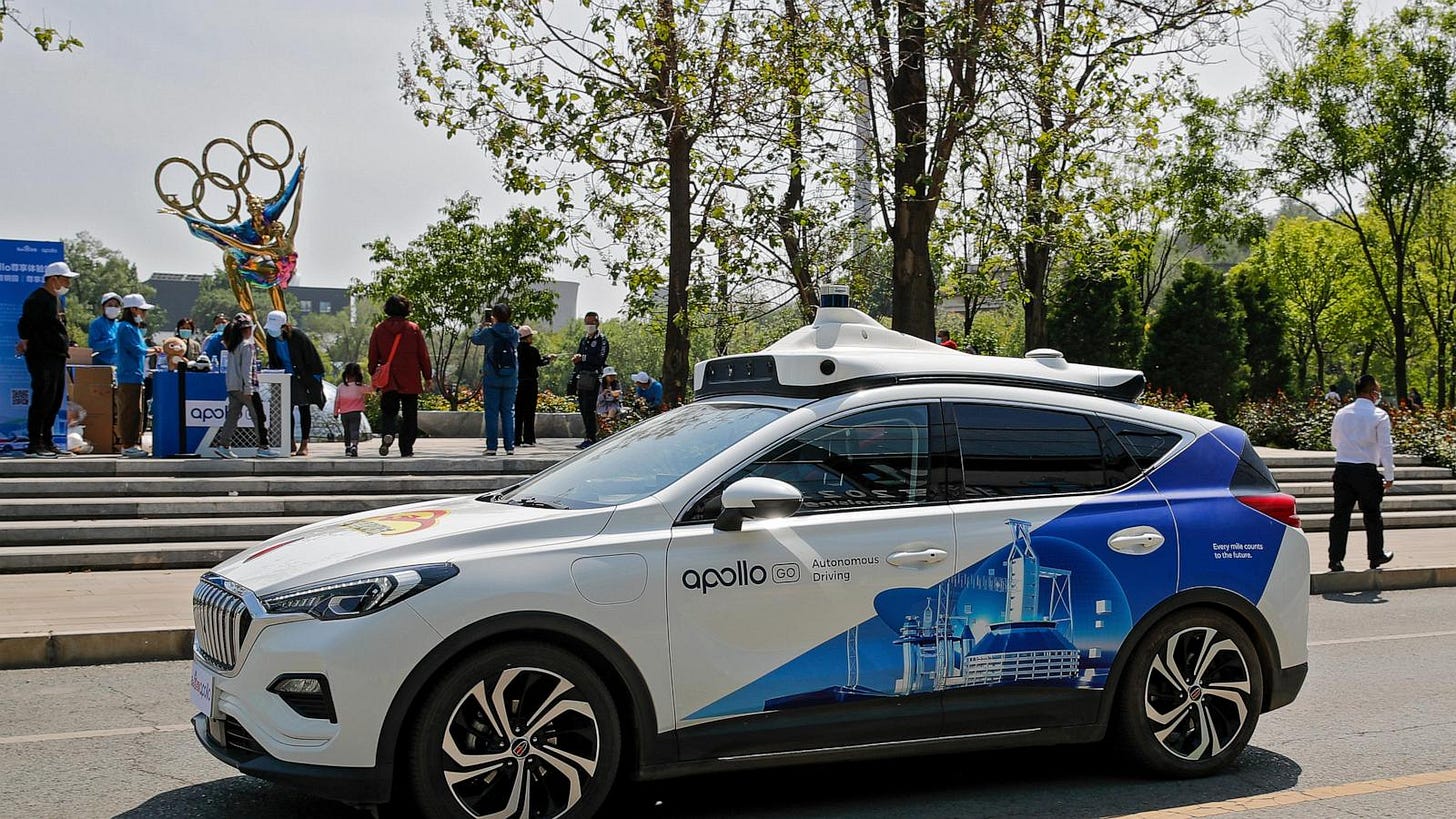 Uber and Lyft plan to bring robotaxis to London in partnerships with  China's Baidu - ABC News