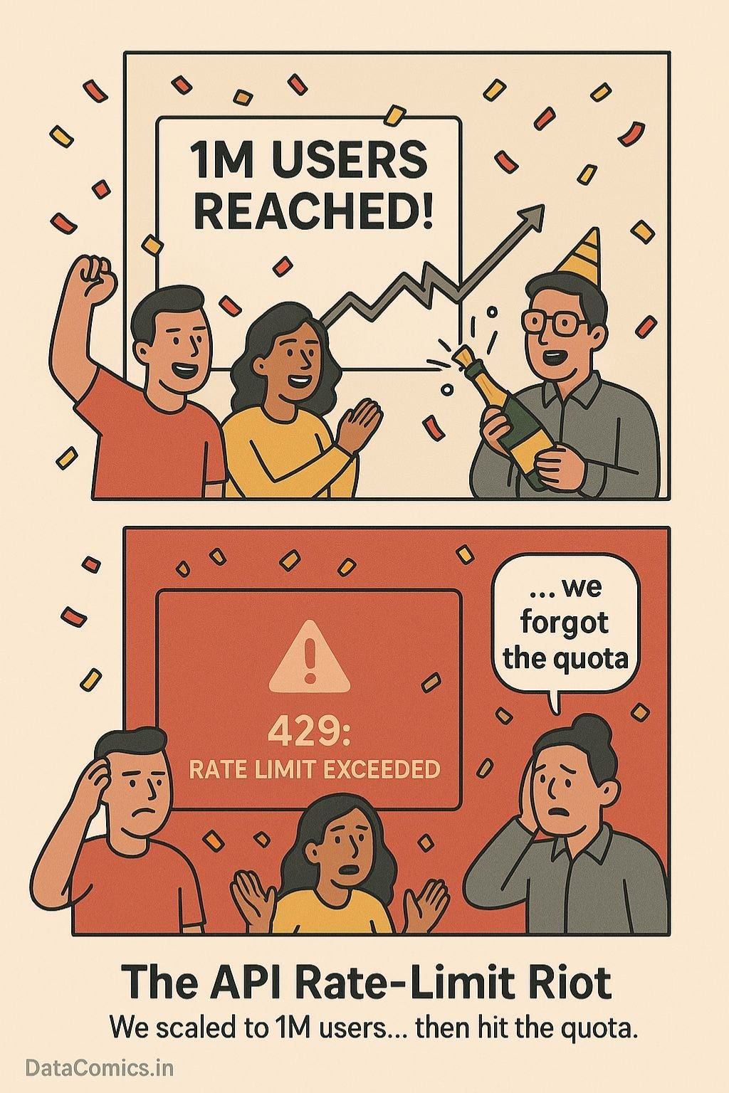 The API Rate-Limit Riot Comic