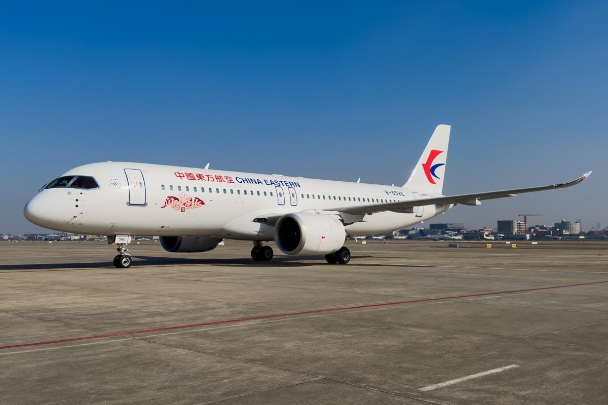 China Eastern Airlines C919 in service