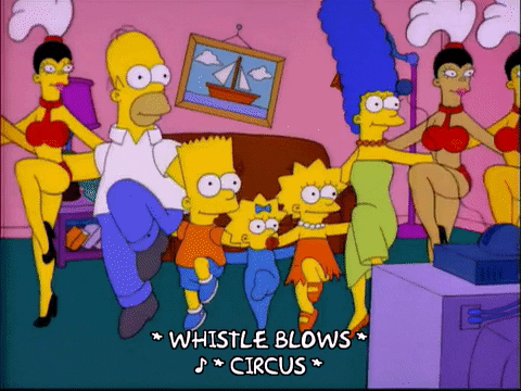 homer simpson couch gag GIF