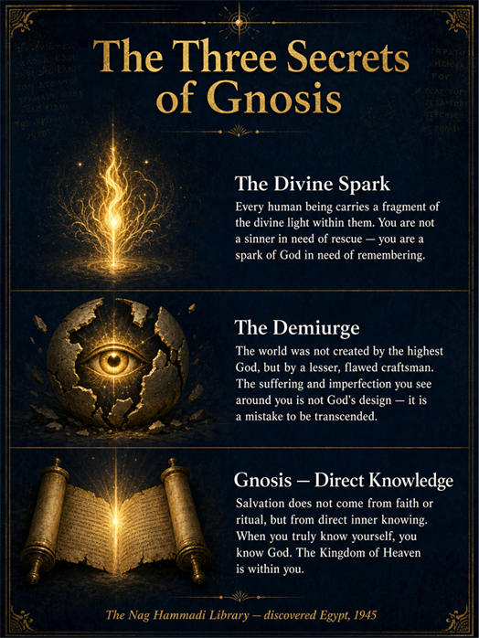 Title: The Three Secrets of Gnosis - Description: The Three Secrets of Gnosis Title: The Three Secrets of Gnosis - Description: The Three Secrets of Gnosis