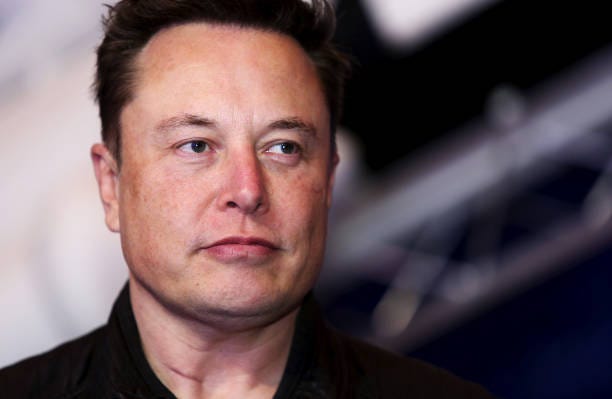 Elon Musk, founder of SpaceX and chief executive officer of Tesla Inc., arrives at the Axel Springer Award ceremony in Berlin, Germany, on Tuesday,...