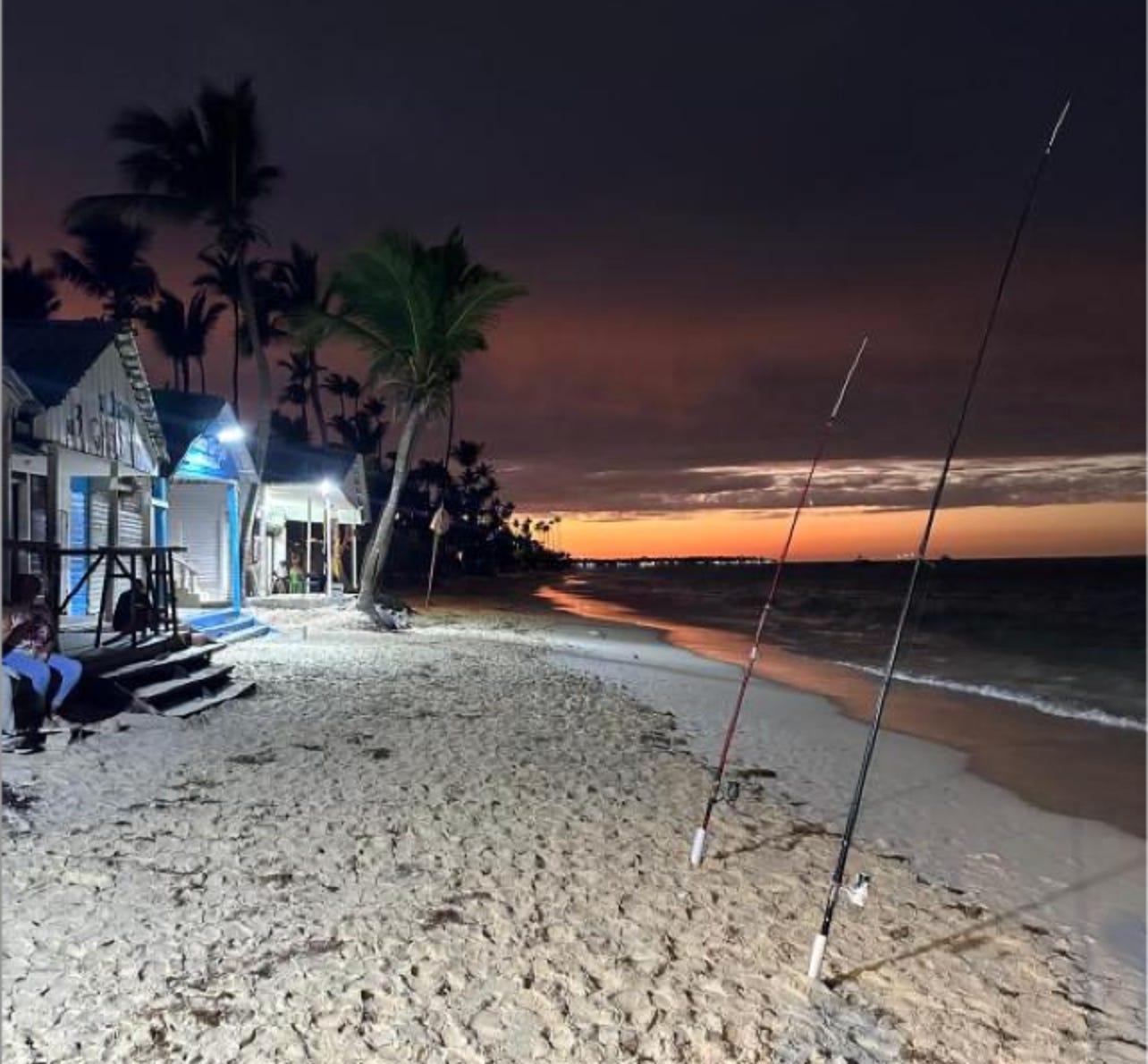 A person sitting on a beach with fishing poles

AI-generated content may be incorrect.