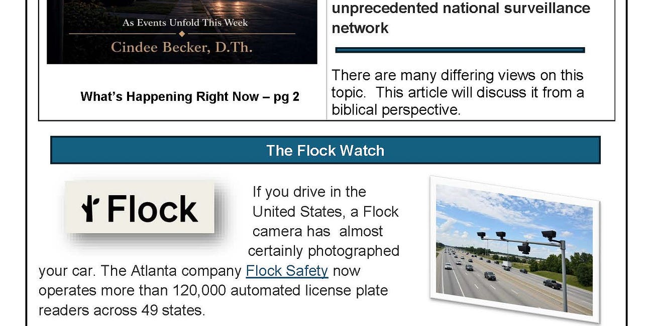 Flock Cameras -Today’s All Seeing Watchman