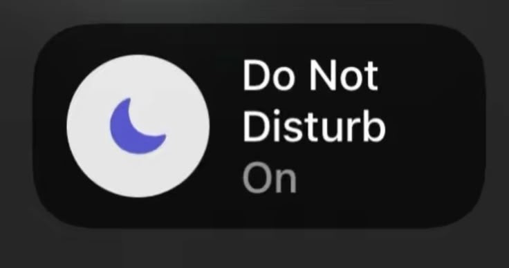 This may contain: a sign that says do not disturb on the side of a black and white background