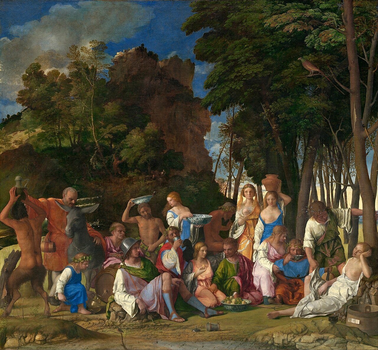 The Feast of the Gods by Bellini The Feast of the Gods by Bellini