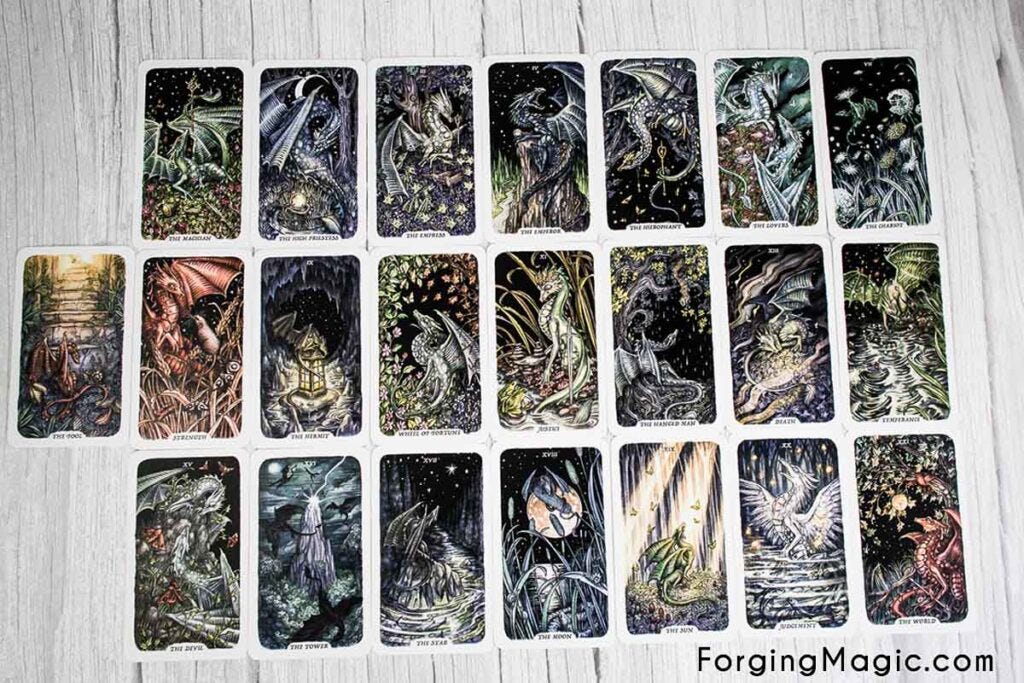 Smoke, Ash and Embers Tarot Major Arcana