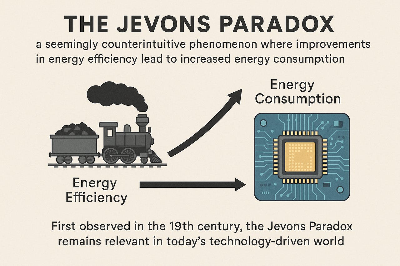 When Saving Becomes Spending: Understanding Jevons Paradox | by Bharath |  Medium