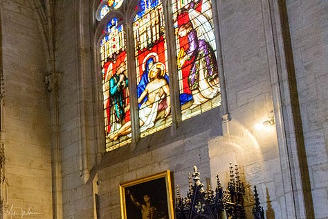stained glass windows