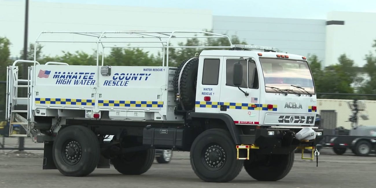 Manatee County Beach Patrol Deploys High-Water Rescue Vehicle for Flood Emergencies