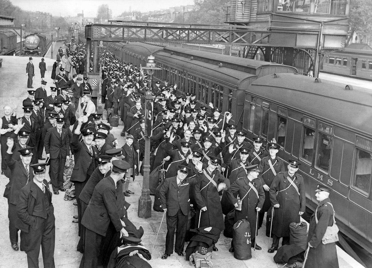 The Royal British Legion mobilizes in Czechoslovakia, October 1938, to supervise the implementation of the Munich Agreement. The Royal British Legion mobilizes in Czechoslovakia, October 1938, to supervise the implementation of the Munich Agreement.