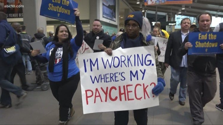 Image result for government workers working without pay