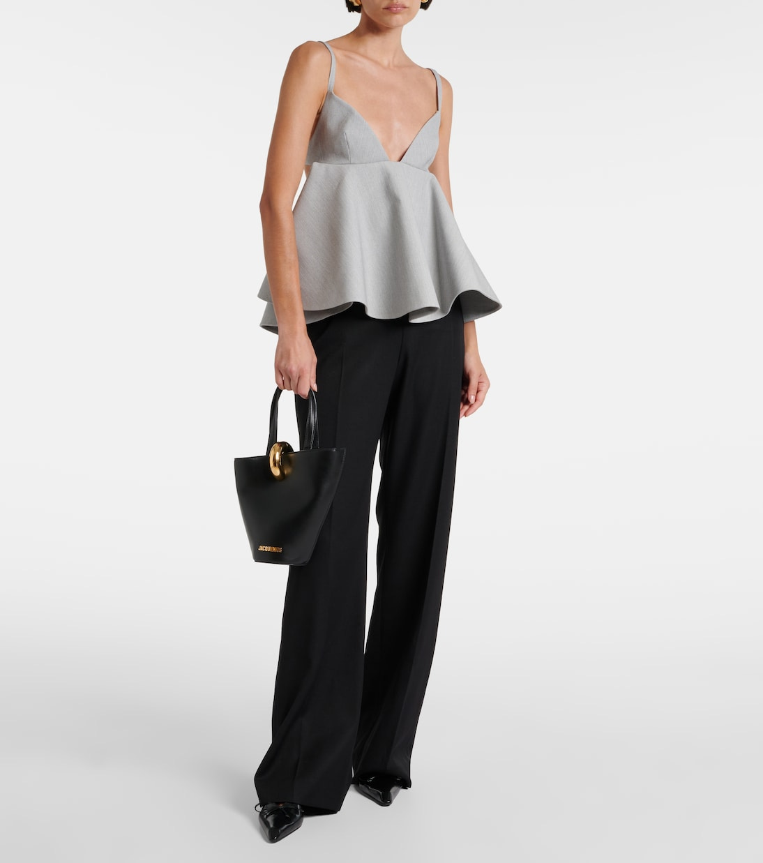 Le Haut Vela peplum top | Jacquemus