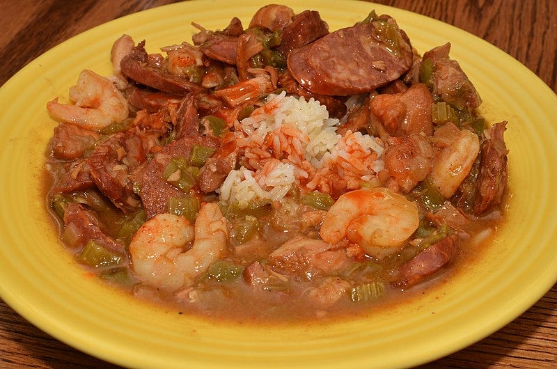 A plate of food on a table

Description automatically generated