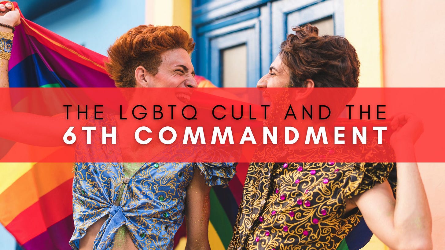 "Homosexuality, lesbianism, and transgenderism violate the Sixth Commandment by killing future generations through fruitless unions and mutilating surgeries. These practices reject God's design for procreation, promoting a culture of death and barrenness instead of life and godliness." "Homosexuality, lesbianism, and transgenderism violate the Sixth Commandment by killing future generations through fruitless unions and mutilating surgeries. These practices reject God's design for procreation, promoting a culture of death and barrenness instead of life and godliness."