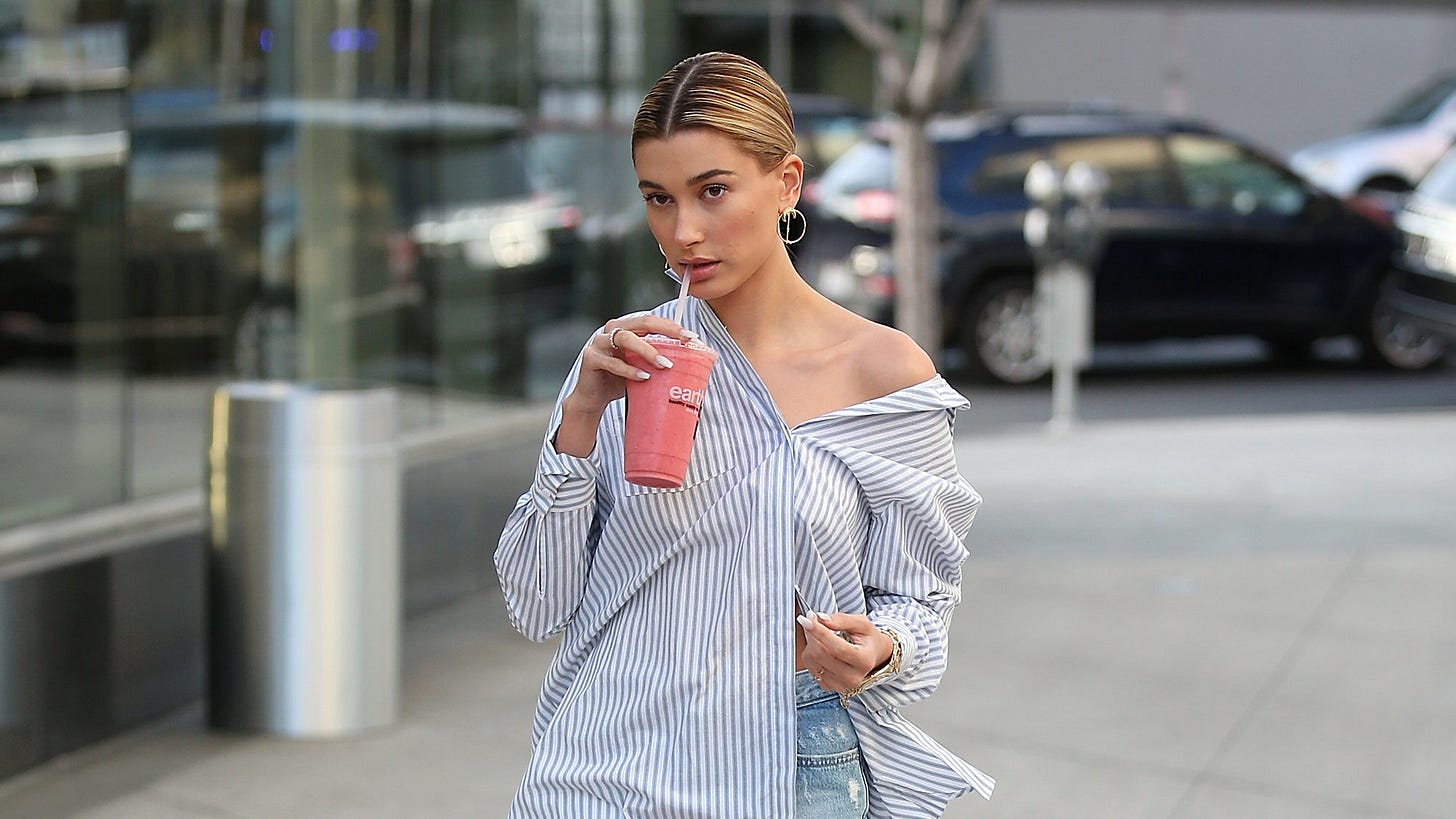 I Drank Hailey Bieber's Erewhon 'Skin Glaze' Smoothie Every Day for a  Week—Here's What I Learned | Vogue