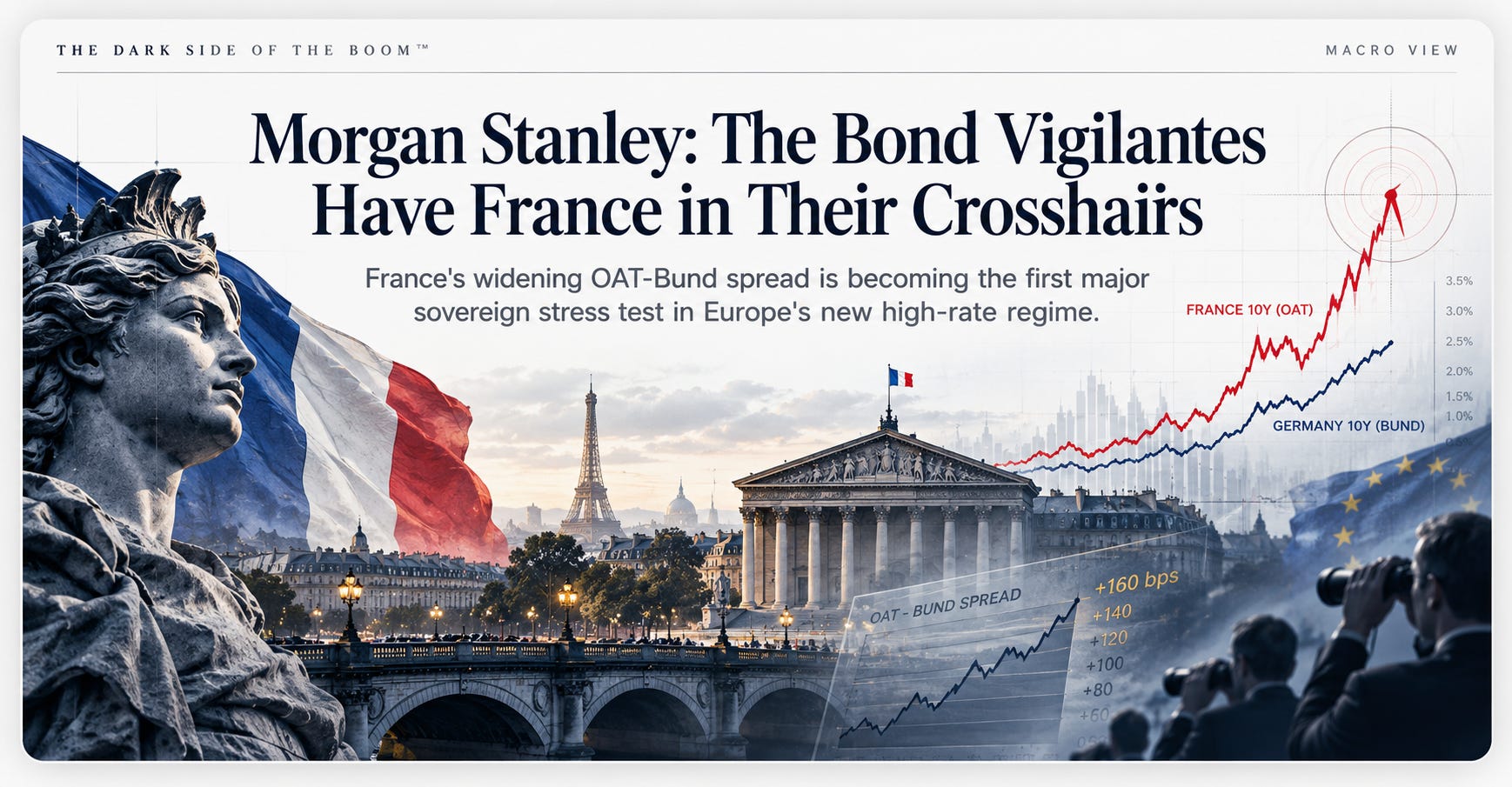 Morgan Stanley: The Bond Vigilantes Have France in Their Crosshairs