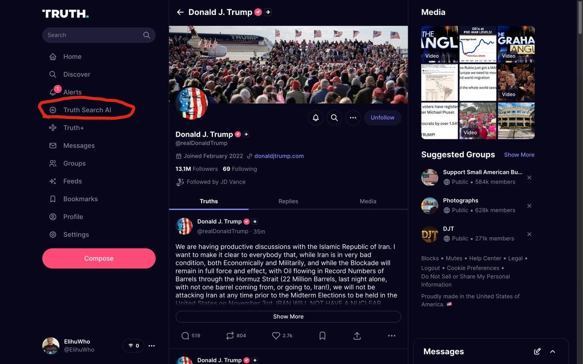 Donald J. Trump tweets: