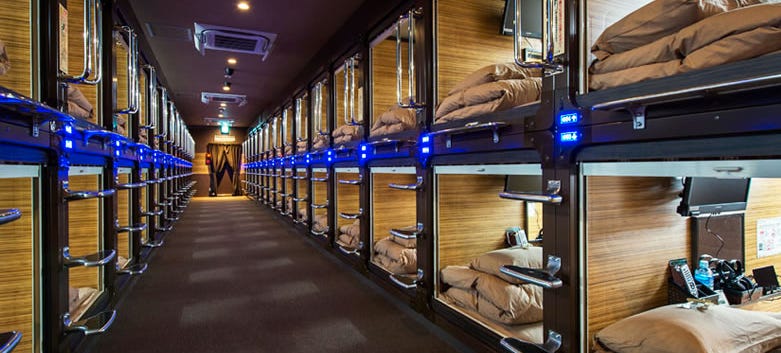 capsule hotels