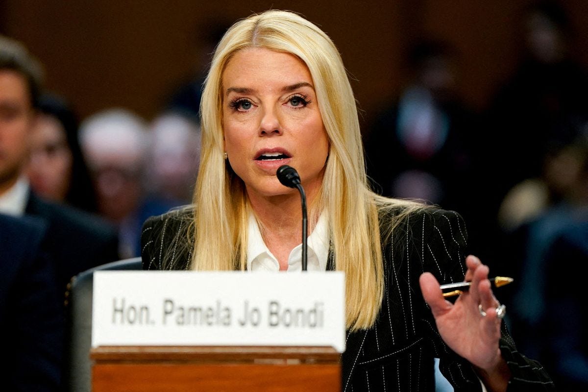 'Ruffled feathers': White House blindsided by Pam Bondi's stunt with ... 'Ruffled feathers': White House blindsided by Pam Bondi's stunt with ...