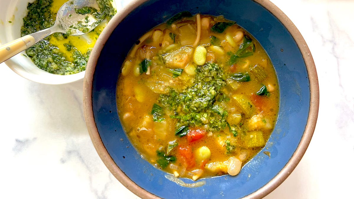 Provençal Soup's on for the end of summer (recipe!) 