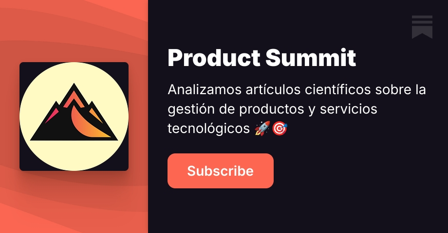 Product Summit | Javier C.R. | Substack
