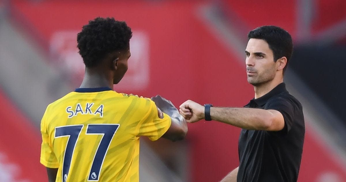 Arsenal ace Bukayo Saka could be handed different shirt number after  signing new deal - Daily Star