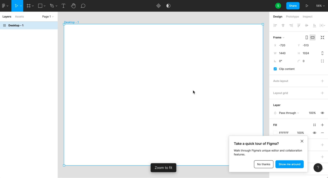 Figma tour screenshot Figma tour screenshot