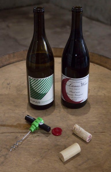 populis wine les lunes sauvignon 2018 pinot carneros 2017