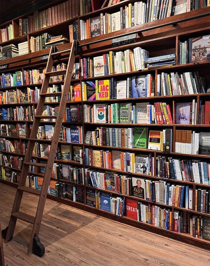 Photo at left courtesy of the Wandering Crow; photo at right courtesy of Jack’s Books