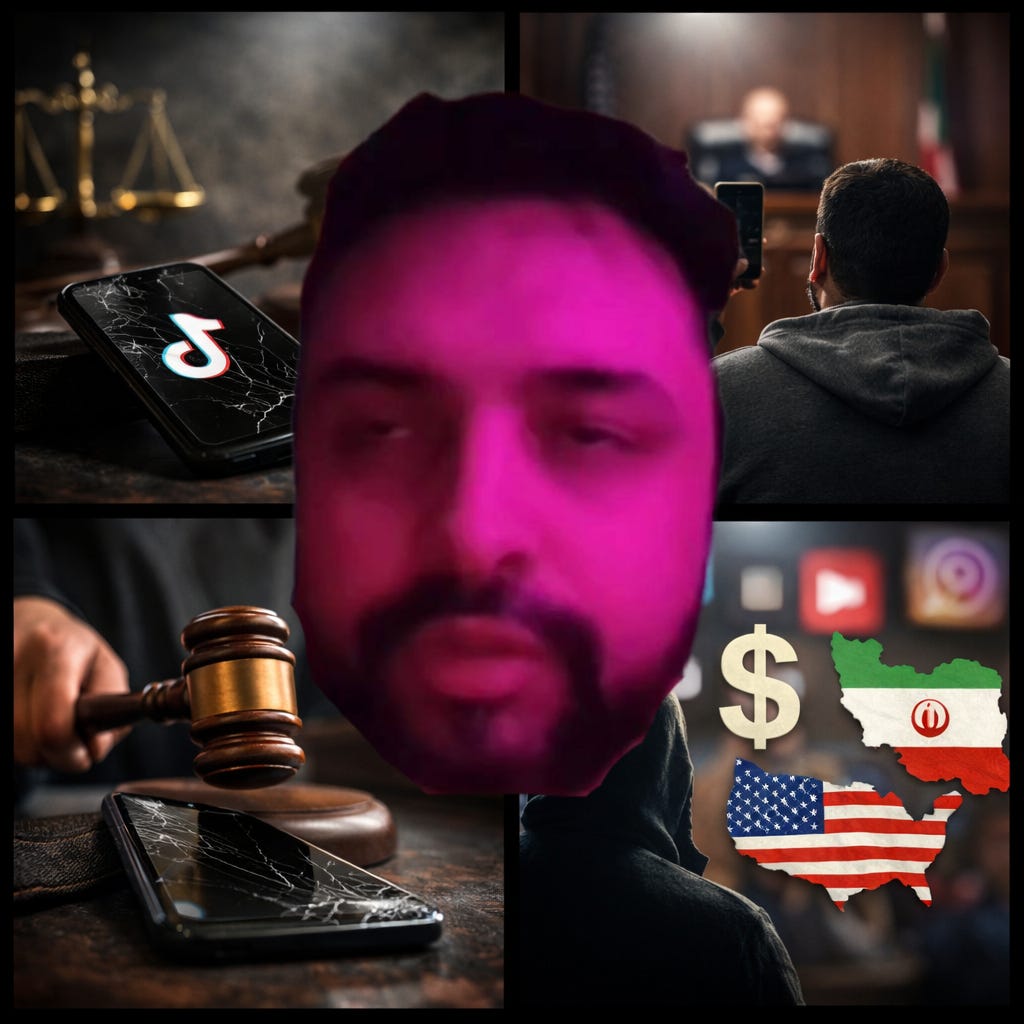 Antifa Leader Deplatformed and Broke: Danesh Noshirvan was deplatformed and sanctioned after a Fort Myers judge exposed bad-faith conduct.