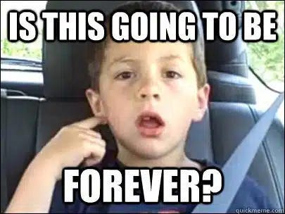 is this going to be forever