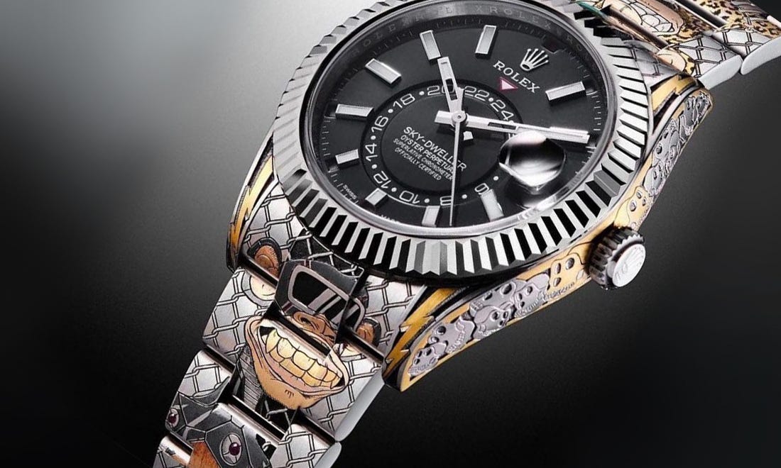 Rolex watch was designed by Bored Ape Yacht Club - NFT News Pro