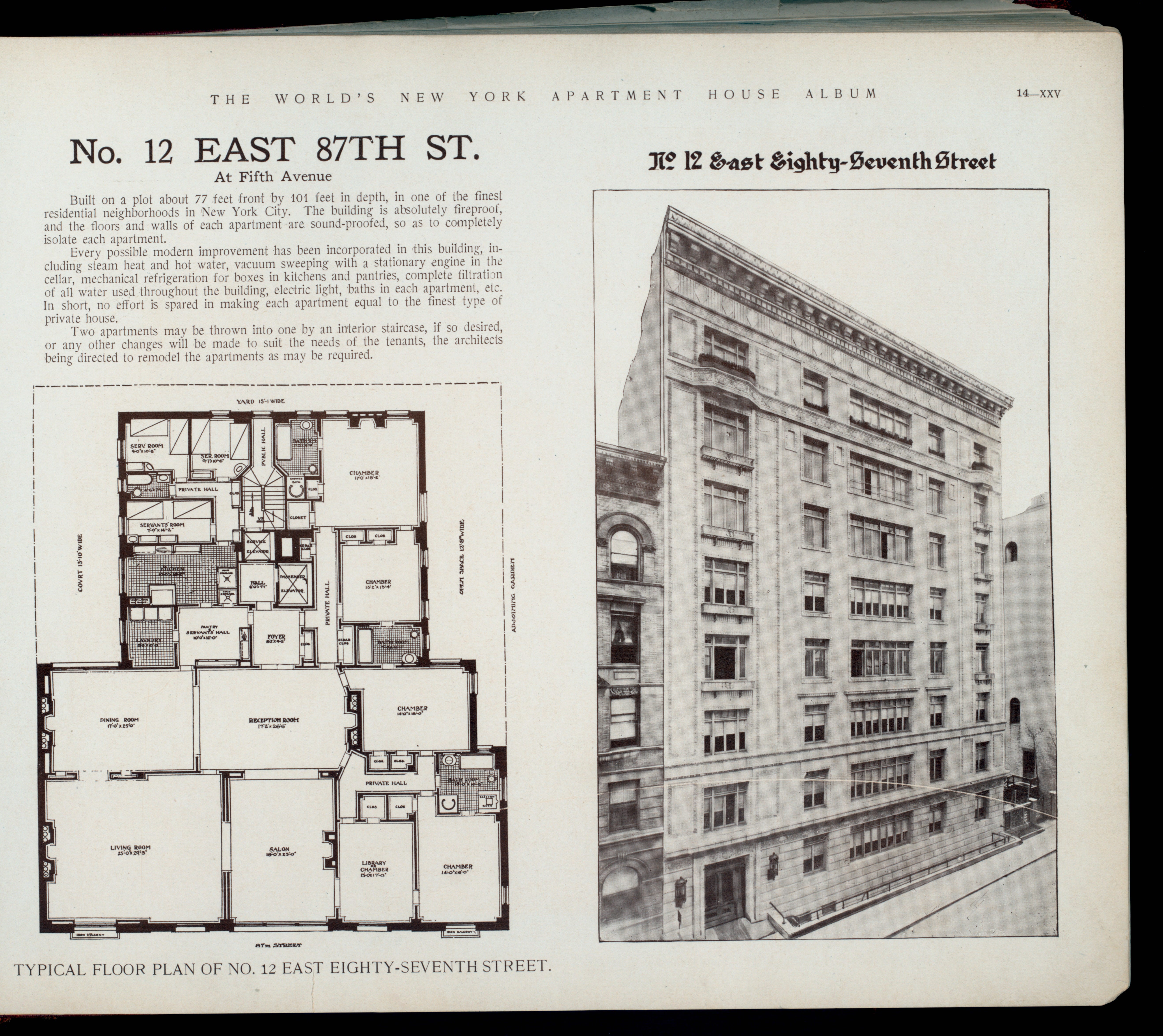 The history of 12 East 87th Street - by Robert Khederian