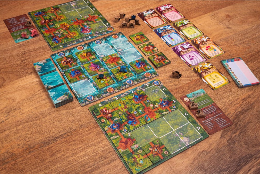 Timber Town Board Game