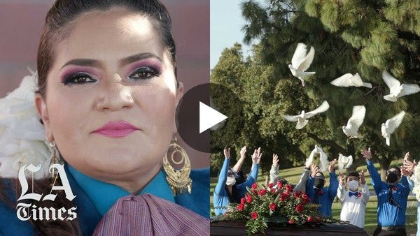 “Work is a blessing,” says Maricela Martinez of Mariachi Lindas Mexicanas. “But I wish we wouldn’t be living this. I wish none of this would have ever happened.” “Work is a blessing,” says Maricela Martinez of Mariachi Lindas Mexicanas. “But I wish we wouldn’t be living this. I wish none of this would have ever happened.”