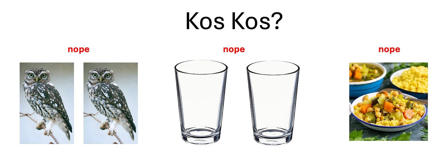 May be an image of drink and text that says 'nope KosKos? Kos? Kos nope nope'